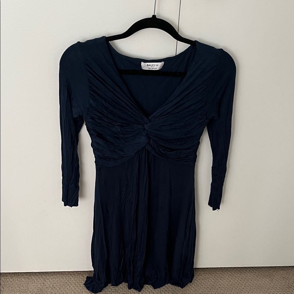 Bailey 44 Navy Long Sleeve Dress